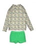 City Threads Green Rash Guard Size 7 - photo 1