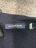 Magaschoni Solid Black Wool Skirt Size L - photo 4