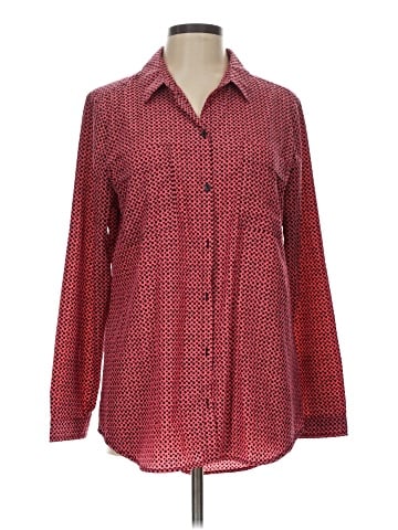 Liz Claiborne Long Sleeve Blouse (view 1)