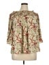 Max Studio 100% Polyester Green 3/4 Sleeve Blouse Size XL - photo 1