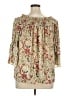 Max Studio 100% Polyester Green 3/4 Sleeve Blouse Size XL - photo 2