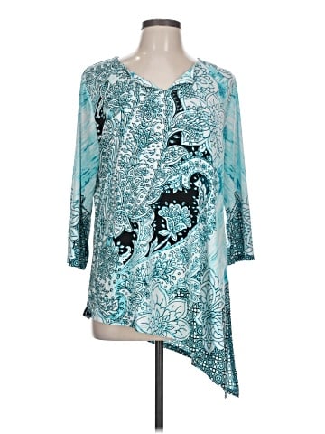 Easywear by Chico's 3/4 Sleeve Blouse (view 1)