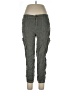 Knox Rose 100% Rayon Solid Gray Cargo Pants Size L - photo 1
