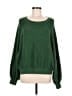 Free People Solid Green Pullover Sweater Size M - photo 1