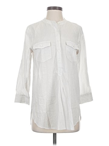 Theory 3/4 Sleeve Button-Down Shirt (view 1)