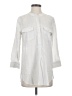 Theory Ivory 3/4 Sleeve Button-Down Shirt Size S - photo 1