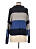 Cliche Color Block Blue Turtleneck Sweater Size L - photo 1