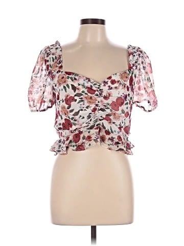 Pookie & Sebastian Short Sleeve Blouse (view 1)