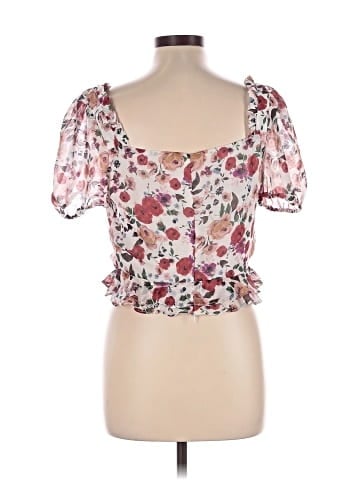 Pookie & Sebastian Short Sleeve Blouse (view 2)