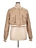 Assorted Brands Solid Stripes Tan Jacket Size 2X - photo 1