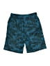 Runway 100% Polyester Camo Blue Board Shorts Size 12 - photo 2