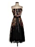 JS Collections 100% Polyester Graphic Black Cocktail Dress Size 10 - photo 1