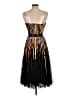 JS Collections 100% Polyester Graphic Black Cocktail Dress Size 10 - photo 2