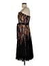 JS Collections 100% Polyester Graphic Black Cocktail Dress Size 10 - photo 5