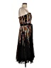JS Collections 100% Polyester Graphic Black Cocktail Dress Size 10 - photo 4