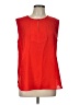 J.Crew Factory Store 100% Polyester Red Sleeveless Blouse Size 12 - photo 1
