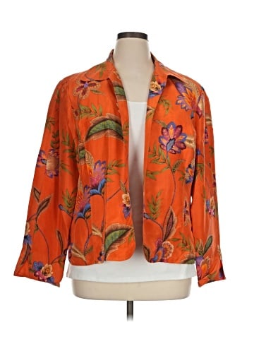 Coldwater Creek Silk Blazer (view 1)