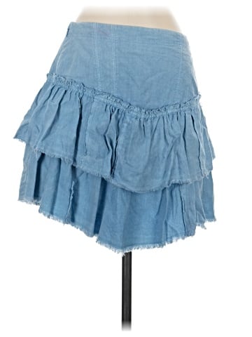 Free People Denim Skirt (view 2)