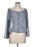 Unbranded 100% Polyester Blue Long Sleeve Blouse Size L (estimated) - photo 1