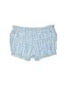 Shein 100% Polyester Checkered-gingham Blue Shorts Size L - photo 2