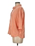 Parfois Color Block Orange 3/4 Sleeve Button-Down Shirt Size M - photo 5