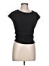Prettygarden Black Short Sleeve Top Size L - photo 1