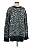Current/Elliott Animal Print Gray Pullover Sweater Size Lg (3) - photo 1