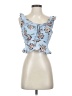 JOA Blue Sleeveless Blouse Size S - photo 1