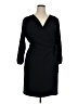 J.Crew 100% Polyester Solid Black Cocktail Dress Size 16 - photo 1