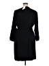 J.Crew 100% Polyester Solid Black Cocktail Dress Size 16 - photo 2