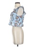 JOA Blue Sleeveless Blouse Size S - photo 5