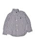 Ralph Lauren Checkered-gingham Blue Long Sleeve Button-Down Shirt Size 2T - photo 1