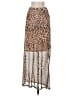 Unbranded Animal Print Brown Tan Casual Skirt Size S - photo 2