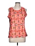 B Sport 100% Polyester Orange Sleeveless Blouse Size L - photo 1