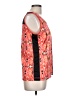 B Sport 100% Polyester Orange Sleeveless Blouse Size L - photo 4