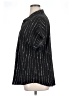 Timeson 100% Polyester Stripes Black Short Sleeve Blouse Size XL - photo 5