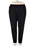 Zac & Rachel Solid Black Active Pants Size 2X - photo 1