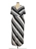 Unbranded Stripes Gray Casual Dress Size 4X - photo 1