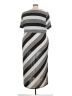 Unbranded Stripes Gray Casual Dress Size 4X - photo 2