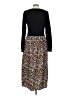 Unbranded Animal Print Black Casual Dress Size L (estimated) - photo 2