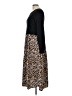 Unbranded Animal Print Black Casual Dress Size L (estimated) - photo 5