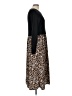 Unbranded Animal Print Black Casual Dress Size L (estimated) - photo 4