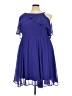 Torrid 100% Polyester Blue Cocktail Dress Size 2X Plus (2) - photo 1