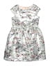 H&M Floral Silver Dress Size 9 - 10 - photo 1