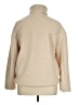 Unbranded Solid Ivory Faux Fur Jacket Size XL (estimated) - photo 2