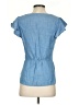 J.Crew 100% Cotton Blue Short Sleeve Blouse Size 2 (tall) - photo 2