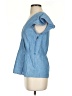 J.Crew 100% Cotton Blue Short Sleeve Blouse Size 2 (tall) - photo 5