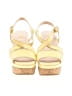 Prada Yellow Patent Leather Wedges Size EU 38 1/2 - photo 2