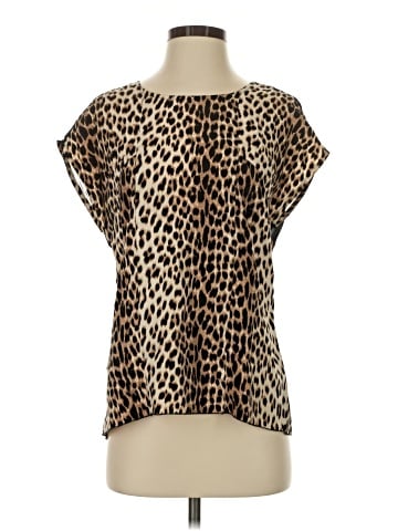 Alisha Levine Short Sleeve Silk Top (view 1)