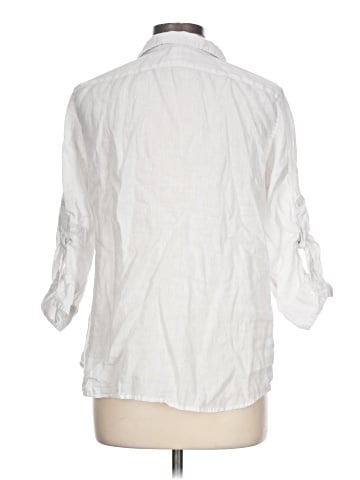 Lauren by Ralph Lauren 3/4 Sleeve Button-Down Shirt (view 2)